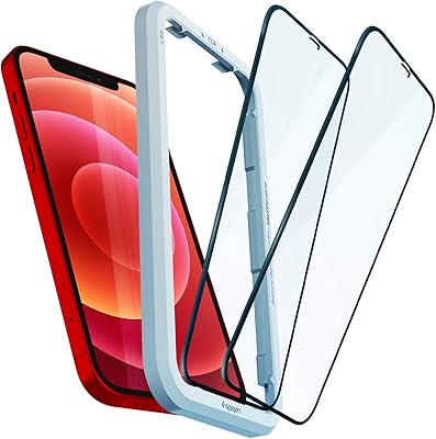 Spigen glastr align master [pack de 2] protecteur d'écran conçu pour iphone 12