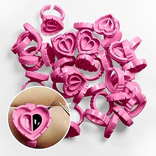 Anneaux de colle pour extensions de cils en forme de cœur a&m, coupelles jetables pour affûter ou fermer les ventilateurs de volume, porte-colle anti-déversement pour extensions de cils (rose - 200 pièces). DIAYTAR COTE D'IVOIRE est la boutique en ligne idéale pour les habitants de Cote d'Ivoire qui recherchent un large éventail de produits à des prix abordables. Elle s'efforce de fournir un service client exceptionnel, caractérisé par des réponses rapides aux questions et des délais de livraison fiables. Cela contribue à renforcer la confiance de ses clients.