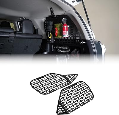 Système de rangement de panneau molle de lunette arrière rajo fabrication pour toyota