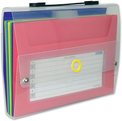 Classeur coulissant fis avec 7 pochettes, couverture en ruban transparent, pochettes colorées - fspg1314. DIAYTAR COTE D'IVOIRE se distingue par sa qualité de service, sa fiabilité et ses prix compétitifs, ce qui en fait la destination préférée des consommateurs ivoiriens pour leurs achats en ligne.