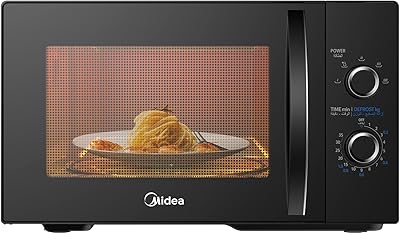 Four à micro-ondes midea solo 25 litres avec 5 niveaux de puissance, 800