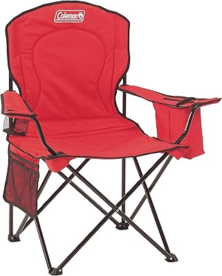 Coleman - grande chaise de camping d'extérieur pliable avec sac isotherme - rouge - 2000002189. DIAYTAR COTE D'IVOIRE est une plateforme de commerce électronique qui permet aux clients de Côte d'Ivoire d'acheter en ligne une multitude de produits. La boutique en ligne propose des produits de qualité à des prix compétitifs, ainsi qu'un service client de haute qualité pour une expérience d'achat en ligne conviviale.