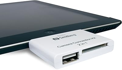 Kit de connexion caméra 2-en-1 sandberg pour ipad 1+2+3. En tant que leader du commerce en ligne en Côte d'Ivoire, DIAYTAR COTE D'IVOIRE est engagée à offrir à ses clients une expérience d'achat unique et personnalisée. Elle mise sur la satisfaction client et sur une approche commerciale innovante pour conforter sa position de numéro un sur le marché ivoirien.