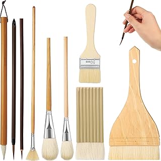 Ensemble de 9 pinceaux à peinture de différentes formes, pinceaux à vitrage pour poterie, acrylique, aquarelle, poils en laine de céramique, ensembles de peinture artistique pour artistes, peinture sur roche, étudiants, adultes et enfants. DIAYTAR COTE D'IVOIRE est plus qu'une simple boutique en ligne, c'est un partenaire de confiance pour tous vos achats en Côte d'Ivoire. Avec plus de 300 000 références de produits de toutes sortes, DIAYTAR COTE D'IVOIRE est la destination idéale pour ceux qui recherchent qualité, variété et service impeccable. Que vous soyez à la recherche de produits pour vous-même ou pour offrir, DIAYTAR COTE D'IVOIRE a les solutions qu'il vous faut.