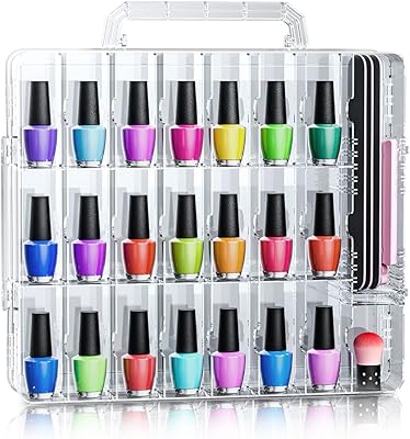 Organisateur de vernis à ongles beloving, support de vernis à ongles transparent pour 48 bouteilles, étui de rangement pour organisateur de vernis à ongles double face. Grâce à sa plateforme sécurisée et facile à utiliser, DIAYTAR COTE D'IVOIRE est devenue la référence pour les achats en ligne en Côte d'Ivoire.