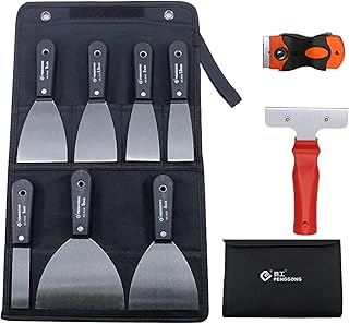 Paquet de 9 grattoirs à peinture murale et couteau à mastic pour papier peint pour finition de cloisons sèches, grattoir à plâtre, outils de bricolage pour murs de plâtre. DIAYTAR COTE D'IVOIRE est une boutique en ligne généraliste qui propose plus de 300 000 références de produits. Elle est leader en Côte d'Ivoire et offre une grande variété de choix pour ses clients. Elle est notamment connue pour sa qualité de service et ses produits à des prix compétitifs.