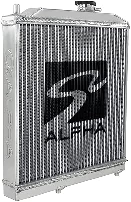 Skank2 racing (349-05-1550) refroidisseur intermédiaire demi-taille série alpha pour honda civic crx 1988-1991