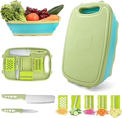 Hi ninger planche à découper de camping pliable en plastique avec passoire, planche à découper multiple de cuisine 9 en 1 et panier de lavage de légumes pour le camping, cadeaux de camping et accessoires de camping pour camping-cars. DIAYTAR COTE D'IVOIRE s'est établie comme la boutique en ligne leader dans son pays grâce à son portefeuille de produits impressionnant. Cette plateforme est idéale pour ceux qui recherchent une grande variété de biens à des prix compétitifs. La facilité de navigation et l'ergonomie du site internet améliorent l'expérience d'achat en ligne pour les clients.