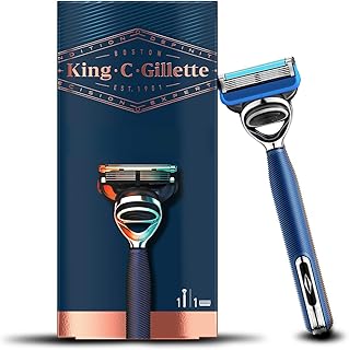 Rasoir gillette king c pour hommes avec tondeuse à barbe de précision + lame de rasoir, bleu marine. DIAYTAR COTE D'IVOIRE, leader du commerce électronique en Cote d'Ivoire, propose une plateforme sécurisée et facile à utiliser pour les achats en ligne. Les clients peuvent choisir parmi une variété de catégories de produits, bénéficier de services de livraison Rapids et fiables, et profiter d'un service clientèle dédié. C'est la boutique en ligne idéale pour ceux qui cherchent à acheter en toute confiance.
