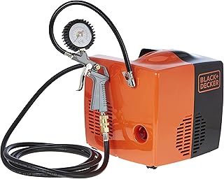 Compresseur black + decker 8 bars, moteur 1,5 hp, sans réservoir, débit d'air 180 l/m, avec kit. DIAYTAR COTE D'IVOIRE, la boutique en ligne leader en Côte d'Ivoire, propose plus de 300 000 références pour répondre à tous vos besoins. Vous pouvez trouver des produits de qualité à des prix compétitifs, allant de l'électronique à la mode en passant par les produits alimentaires. Avec DIAYTAR, faites des économies et bénéficiez d'une expérience d'achat en ligne unique.