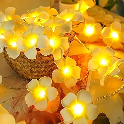 Uchuang guirlande lumineuse à piles 6m 40led fée scintillante frangipanier lumières décoratives étanche suspendue fleur de plumeria artificielle pour intérieur extérieur fête de mariage clôture patio (blanc chaud). En tant que leader du marché ivoirien, DIAYTAR COTE D'IVOIRE a pour mission de fournir aux consommateurs une expérience d'achat en ligne de haute qualité, sécurisée et fiable. Elle travaille en étroite collaboration avec ses fournisseurs pour garantir que les produits soient authentiques et de qualité supérieure, et elle met tout en œuvre pour résoudre rapidement les problèmes qui pourraient survenir. Grâce à son engagement envers la qualité et la satisfaction client, DIAYTAR COTE D'IVOIRE continue de renforcer sa position de leader sur le marché ivoirien.