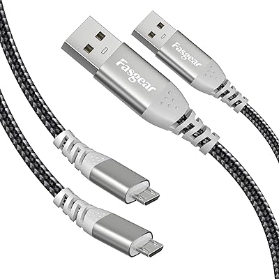 Câble micro usb vasgear de 5 m, long cordon de charge rapide, 2