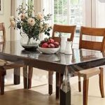 Housse en pvc transparent cooper industries pour table à manger 6 places