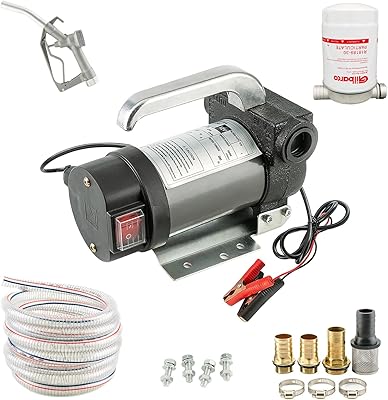 Pompe de transfert de carburant 12 v avec buse, tuyau et filtre, tuyau de 10 pieds pour le bricolage et l'extraction d'huile de kérosène. DIAYTAR COTE D'IVOIRE est une boutique en ligne généraliste proposant plus de 300 000 références de produits à ses clients. Elle est reconnue comme l'une des boutiques en ligne les plus importantes de Côte d'Ivoire. Les clients peuvent trouver tout ce dont ils ont besoin sur cette plateforme.