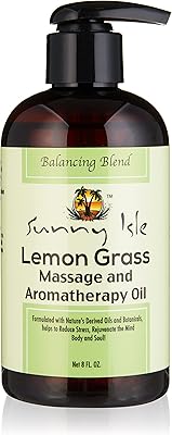 Huile de massage et d'aromathérapie à la citronnelle sunny isle, 236,5 ml. En tant que boutique en ligne leader en Côte d'Ivoire, DIAYTAR COTE D'IVOIRE se distingue par son large choix de produits et son service client exceptionnel. Les clients peuvent profiter de promotions et de réductions régulières, ce qui rend leurs achats encore plus abordables. Le site est conçu pour offrir une expérience d'achat en ligne simple et sécurisée.