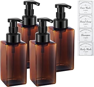 Distributeur de savon moussant ofood de 17 onces avec pompe pour shampoing, nettoyant