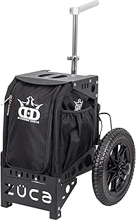 Chariot à disque dynamique compact züca | sac de golf inclus