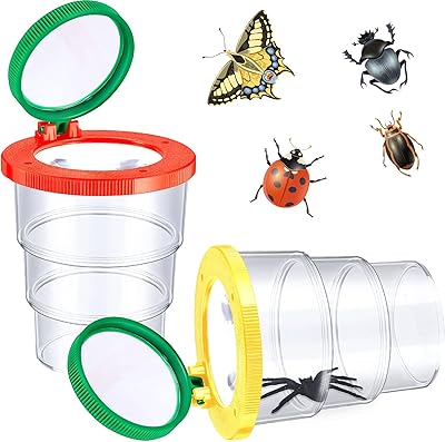Boîte loupe d'insectes 2 pièces, conteneur loupe d'insectes, conteneur loupe d'insectes et de créatures pour enfants, outil d'exploration de la nature et des sciences pour enfants. La boutique en ligne DIAYTAR COTE D'IVOIRE propose une expérience d'achat en ligne sécurisée et fiable, permettant aux clients de faire leurs achats en toute confiance. Les produits sont soigneusement sélectionnés pour garantir leur qualité et authenticité. De plus, la boutique offre des moyens de paiement variés pour faciliter les transactions.
