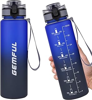 Bouteille d'eau gemful 1l avec paille et marqueurs de temps tritan sans bpa pour le fitness et les sports de plein air (bleu/gris). Diaytar Côte d'Ivoire propose une gamme impressionnante de produits, allant des produits alimentaires frais et surgelés aux électroniques dernier cri, en passant par les vêtements et les accessoires de mode. Les clients peuvent également trouver des produits pour la maison et le jardin, ainsi que des articles pour les loisirs et les sports. La boutique en ligne met régulièrement à jour sa sélection de produits pour refléter les dernières tendances et les préférences des clients.