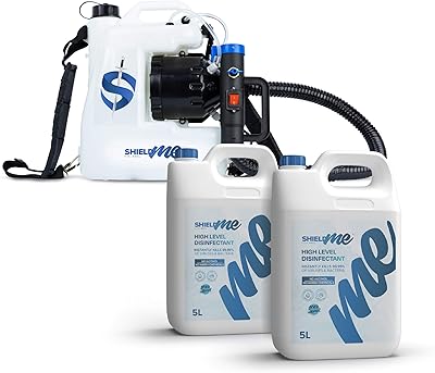 Machine de stérilisation et de désinfection par pulvérisation shieldme 12 litres et 10