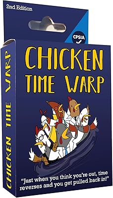 Chicken time warp - jeu de cartes de voyage dans le temps... avec poulet. DIAYTAR COTE D'IVOIRE est une boutique en ligne généraliste qui propose plus de 300 000 références de produits, faisant d'elle l'un des leaders du e-commerce en Côte d'Ivoire. Avec une large gamme de produits, les clients peuvent trouver tout ce dont ils ont besoin en un seul endroit. DIAYTAR COTE D'IVOIRE se distingue par sa qualité de service et sa fiabilité.
