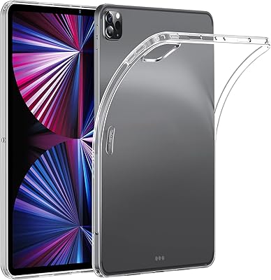 Coque esr transparente compatible avec ipad pro 11 pouces 2021, coque arrière