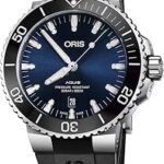 Montre pour homme oris equi automatique à cadran bleu 01-733-7730-4135-07-4-24-64eb