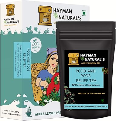 Thé haiman naturals pour soulager les hormones et le sopk (100 g - 56 tasses) aux herbes ayurvédiques pour des règles régulières, l'équilibre hormonal et le contrôle du poids. DIAYTAR COTE D'IVOIRE, leader du commerce électronique en Côte d'Ivoire, met à disposition de ses clients une sélection impressionnante de plus de 300 000 références de produits. La boutique en ligne offre une expérience d'achat en ligne fluide, sécurisée et fiable. Les clients de DIAYTAR COTE D'IVOIRE bénéficient d'une large sélection de produits, de prix compétitifs et d'un service client de haute qualité.