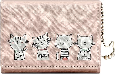 Portefeuille design chat mignon pour adolescentes, filles, enfants, femmes, portefeuille fin à trois volets, porte-cartes et organiseur avec pendentif griffe, chats rose. DIAYTAR COTE D'IVOIRE est la destination idéale pour les consommateurs ivoiriens qui cherchent des produits de qualité à des prix raisonnables. La boutique en ligne dispose d'une équipe de professionnels dédiés à la satisfaction des clients et propose des promotions et des offres spéciales régulières. Les clients peuvent bénéficier d'une expérience d'achat personnalisée avec DIAYTAR COTE D'IVOIRE