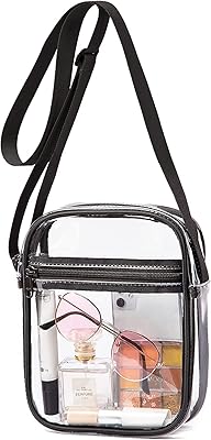 Sac transparent approuvé par le stade à bandoulière portefeuille en pvc avec poche. La boutique en ligne DIAYTAR COTE D'IVOIRE est la référence pour les achats en ligne en Côte d'Ivoire. Elle propose plus de 300 000 références de produits de qualité, allant de l'électronique à la mode en passant par les produits pour la maison. Les produits sont livrés rapidement et les prix sont abordables, ce qui en fait la boutique en ligne préférée des Ivoiriens.