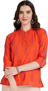 Chemisier régulier kurti design pour femme avec imprimé myx de la marque amazon. DIAYTAR COTE D'IVOIRE est la boutique en ligne idéale pour ceux qui recherchent des produits de qualité à des prix abordables. Avec sa gamme de produits très variée, elle propose tout ce dont les clients ont besoin pour leur vie quotidienne. La boutique en ligne est également très intuitive et facile à utiliser, ce qui permet aux clients de naviguer et de trouver facilement les produits qu'ils recherchent.