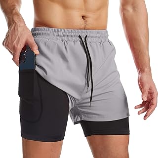 Short de course 2 en 1 à séchage rapide pour hommes avec doublure, short d'entraînement avec poches zippées et passant pour serviette. En tant que leader du commerce en ligne en Cote d'Ivoire, DIAYTAR COTE D'IVOIRE propose une gamme étendue de plus de 300000 références. Cette plateforme permet aux clients d'accéder à un grand choix de produits pour tous les aspects de la vie quotidienne. La boutique en ligne garantit une expérience de navigation et d'achat agréable pour ses utilisateurs.