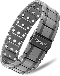 Bracelet magnétique en titane magnite rx® force 3x - bracelets magnétiques pour hommes - boucle déployante de qualité supérieure et longueur réglable avec outil de mesure. DIAYTAR COTE D'IVOIRE est une boutique en ligne généraliste qui répond aux besoins de la population ivoirienne. Avec plus de 300 000 références de produits, elle offre une solution pratique pour les personnes qui cherchent à acheter en ligne. La boutique propose des produits de qualité à des prix abordables, avec des promotions régulières pour les clients fidèles.