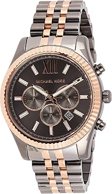 Montre chronographe à quartz michael kors pour homme