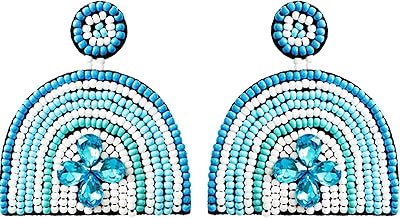Grubify boucles d'oreilles pendantes en argile arc-en-ciel bohème faites à la main en céramique colorée en forme de u pour femmes et filles (couleur : gg). DIAYTAR COTE D'IVOIRE est une boutique en ligne généraliste qui propose plus de 300000 références de produits variés, faisant d'elle le leader du e-commerce en Côte d'Ivoire. Avec une grande sélection de produits, les clients peuvent trouver tout ce qu'ils recherchent en un seul endroit. La boutique en ligne est facile à utiliser et offre une expérience de shopping en ligne sécurisée.