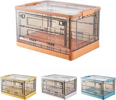 Boîte de rangement, bacs de rangement en plastique transparent u-home avec couvercles, cube de rangement en plastique pliable avec double porte, grands bacs pliables empilables pour la maison et le bureau, 52 l, 1 pièce (orange). DIAYTAR COTE D'IVOIRE, la boutique en ligne généraliste de référence en Côte d'Ivoire, offre plus de 300 000 références pour répondre à tous vos besoins. Avec une gamme de produits variés, vous trouverez tout ce dont vous avez besoin sur notre plateforme. Nous sommes fiers d'être la boutique leader en Côte d'Ivoire.