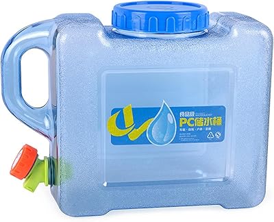 Récipient d'eau en plastique 5/10 l pour caravane de camping de jardin, récipient