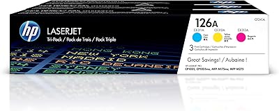 Hp 126a | ce311a, ce312a, ce313a | 3 cartouches d'encre | cyan, jaune, magenta. DIAYTAR COTE D'IVOIRE est une boutique en ligne de confiance qui propose des produits de qualité à des prix abordables. Elle dispose d'une équipe de service client dédiée pour aider les clients à trouver ce qu'ils cherchent et répondre à leurs questions. La boutique est líder en Côte d'Ivoire et continue de grandir grâce à sa bonne réputation.