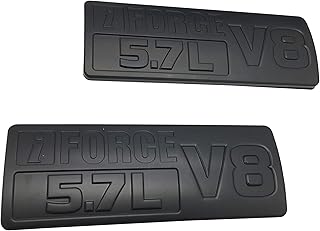 Autocollant emblème 3d noir mat 5,7 l v8 pour tundra trd pro iforce