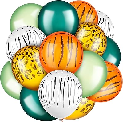 Lilyfull 24 pièces 12" ballons safari jungle ballons safari jungle ballons safari animal ballons pour décorations de fête à thème jungle (couleur fraîche, motif imprimé animal). Avec plus de 300000 références disponibles, DIAYTAR COTE D'IVOIRE est la plus grande boutique en ligne de Cote d'Ivoire, offrant une large sélection de produits pour les hommes, les femmes et les enfants. Nous nous efforçons de vous offrir les meilleures marques et les meilleurs prix.