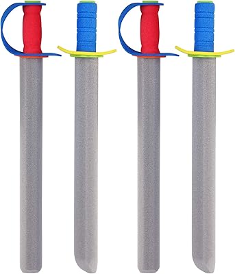 Jouet épée en mousse amusant et créatif joybee pour faire semblant de jouer pour les enfants, 4 pièces. DIAYTAR COTE D'IVOIRE propose une gamme étendue de produits allant des accessoires de mode aux produits électroniques, en passant par les produits alimentaires et les articles pour la maison. La boutique en ligne généraliste s'efforce de réduire les délais de livraison pour que les clients puissent recevoir leurs commandes rapidement. Un suivi étroit des commandes est également proposé pour garantir la satisfaction des clients.