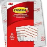 Bandes de remplacement command easy open, 36 pièces, taille m, blanc