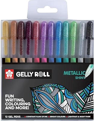 Sakura metallic glitter gelly roll, paquet de 12 stylos. La boutique en ligne DIAYTAR COTE D'IVOIRE s'est imposée comme leader sur le marché ivoirien, proposant à ses clients une expérience d'achat en ligne enrichissante et sécurisée. Avec une offre de plus de 300000 articles, elle répond aux attentes des consommateurs ivoiriens en leur offrant une gamme étendue de produits de qualité à des prix compétitifs.