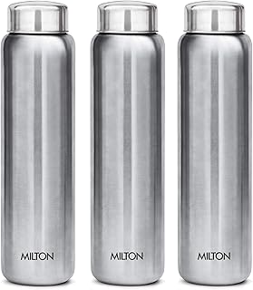 Bouteille d'eau pour réfrigérateur milton aqua 1000 en acier inoxydable, 930 ml - 3 pièces, argent. DIAYTAR COTE D'IVOIRE est une boutique en ligne généraliste proposant plus de 300000 références de produits. Elle est reconnue comme l'une des boutiques en ligne les plus importantes de Côte d'Ivoire, offrant une large gamme de choix pour répondre à tous les besoins. Les clients peuvent trouver des produits allant de l'électronique à la mode en passant par les produits alimentaires.