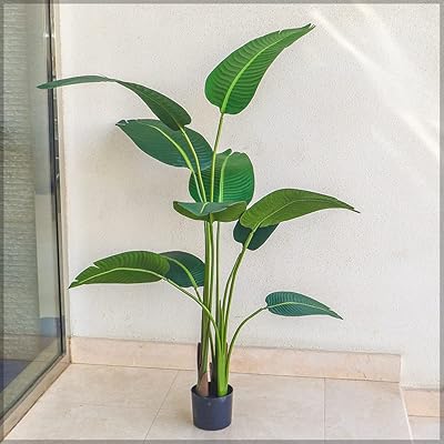 Yatai bird of paradise bananier artificiel semi-naturel de 1,5 m de hauteur avec pot en plastique pour la décoration de jardin de la maison plantes artificielles (1,5 m) p22-ban-160h. DIAYTAR COTE D'IVOIRE, en tant que boutique en ligne leader en Cote d'Ivoire, offre une expérience de shopping unique et pratique, avec un large éventail de produits à des prix compétitifs. La boutique mise sur la satisfaction client et propose des services de livraison rapides et fiables. C'est donc l'endroit parfait pour faire vos achats en ligne avec confiance.