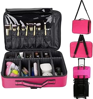 Trousse/boîte de maquillage et de beauté de grande capacité pour ranger et organiser
