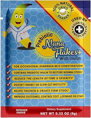Nutrational designs prebiotic nana flakes 100 % purs flocons de banane en poudre