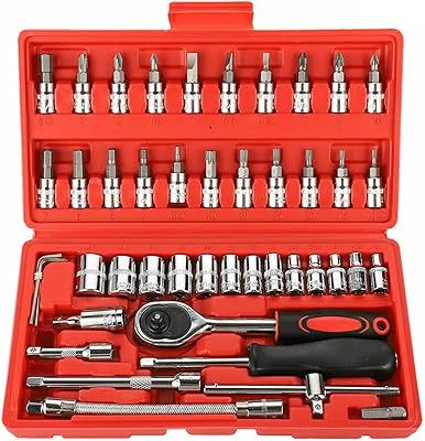 Jeu d'outils de clé à cliquet et tournevis métrique 1/4" avec boîte de 46. Avec plus de 300000 références, DIAYTAR COTE D'IVOIRE est la boutique en ligne idéale pour les consommateurs ivoiriens qui recherchent des produits de qualité à des prix compétitifs. La boutique en ligne propose également des services de livraison rapides et fiables. 