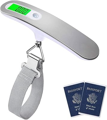 Ensemble de couverture de passeport pour balance à bagages numérique, balance de poche électronique lcd, balance de poids pour valise de voyage portable avec crochet pour les voyages en plein air, couverture de passeport à l'échelle 1. Diaytar Côte d'Ivoire, la boutique en ligne de référence en Côte d'Ivoire, offre une expérience d'achat unique et pratique, avec une sélection massive de plus de 300 000 produits. La boutique met l'accent sur la satisfaction du client, assurant des livraisons rapides et sécurisées. Avec Diaytar, les clients bénéficient d'un confort et d'une flexibilité sans égal pour leurs achats en ligne.