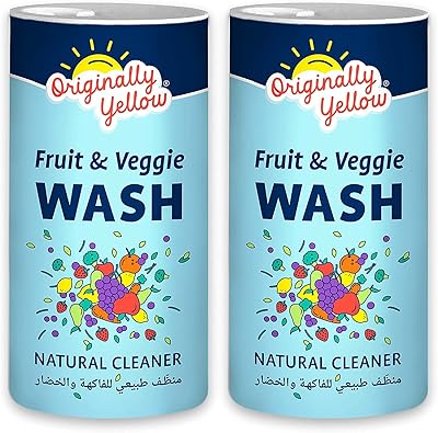 Le nettoyant original pour fruits et légumes, naturel, comestible x 2, paquet